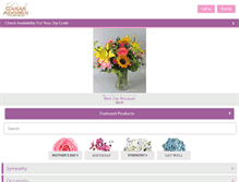 Tablet Screenshot of casasflowers.com
